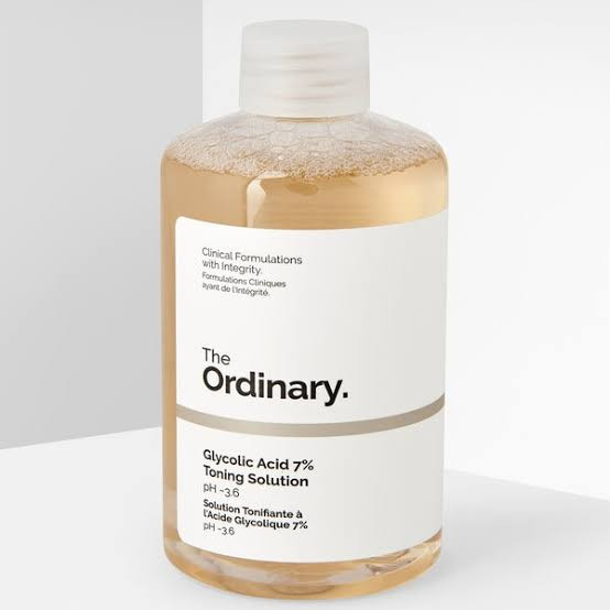 تونر گلیکولیک اسید The ordinary روشن کننده و لایه بردار