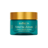 ماسک مو ضد ریزش bioکسین کاسهای کراتین و آرگان ترمیم کننده قوی برای موهای خشک و آسیب دیده حجم 225 میلی(واردات قانونی)