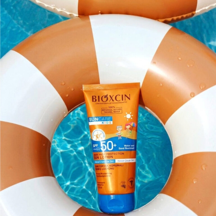 لوسیون ضد افتاب بچه بیوکسین SPF50 حجم 200 میل